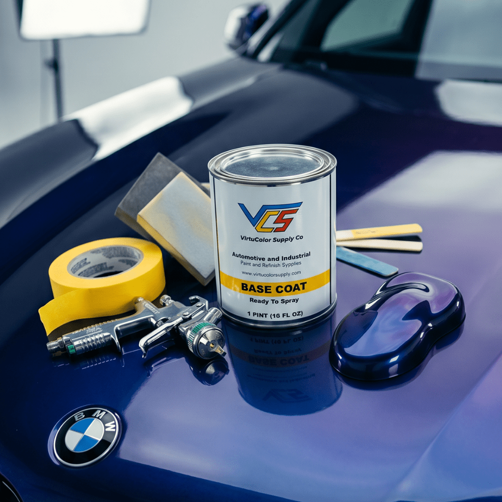 BMW X10 Tanzanite Blue Metallic Low VOC Basecoat Paint