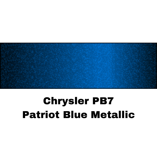 Chrysler PB7 Patriot Blue Metallic Low VOC Basecoat Paint