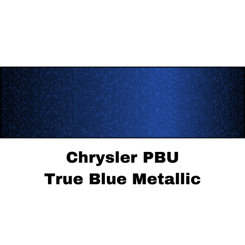 Chrysler PBU True Blue Metallic Low VOC Basecoat Paint