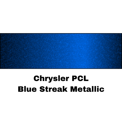 Chrysler PCL Blue Streak Metallic Low VOC Basecoat Paint