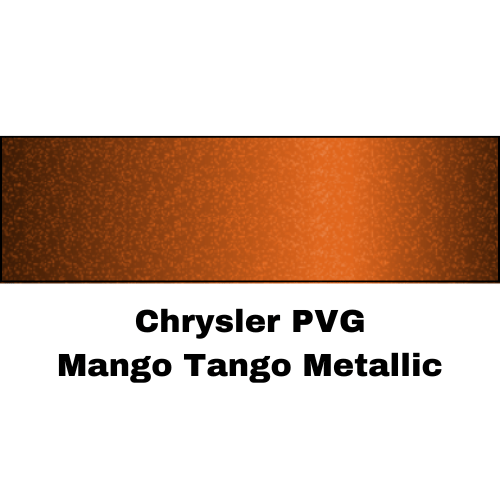 Chrysler PVG Mango Tango Metallic Low VOC Basecoat Paint