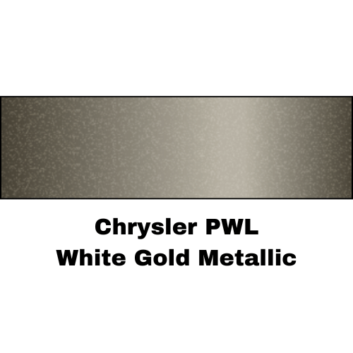 Chrysler PWL White Gold Metallic Low VOC Basecoat Paint