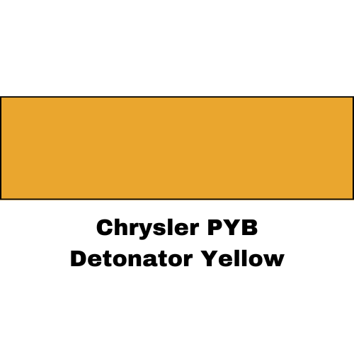 Chrysler PYB Detonator Yellow Low VOC Basecoat Paint