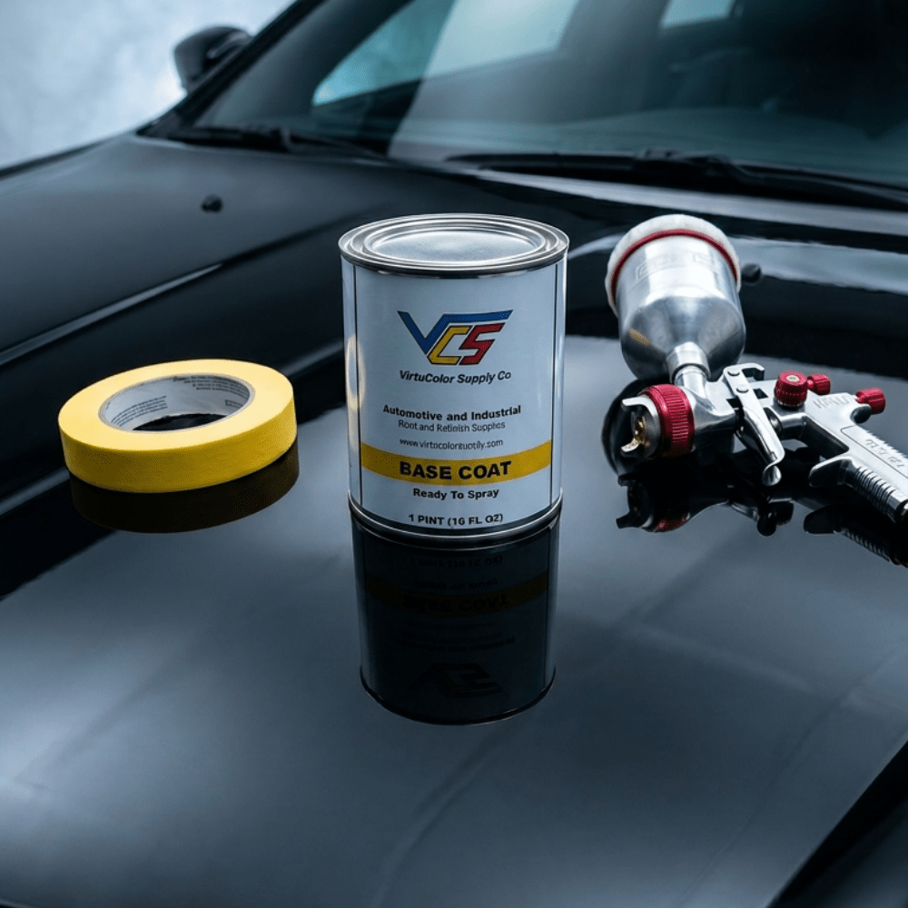 Chrysler PGZ Black Forest Green Metallic Low VOC Basecoat Paint