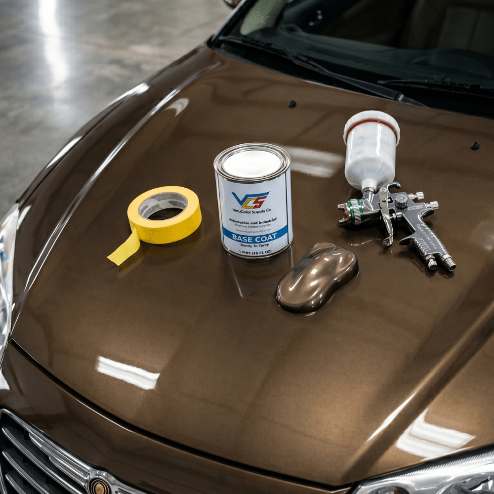 Chrysler PJC Light Khaki Metallic Low VOC Basecoat Paint