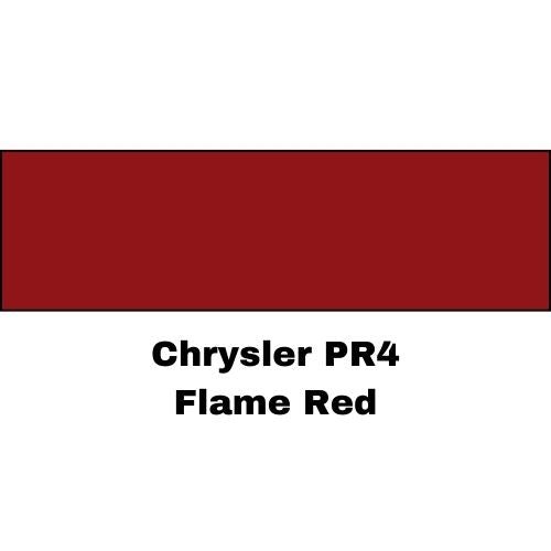 Chrysler PR4 Flame Red Low VOC Basecoat Paint - VirtuColor Supply