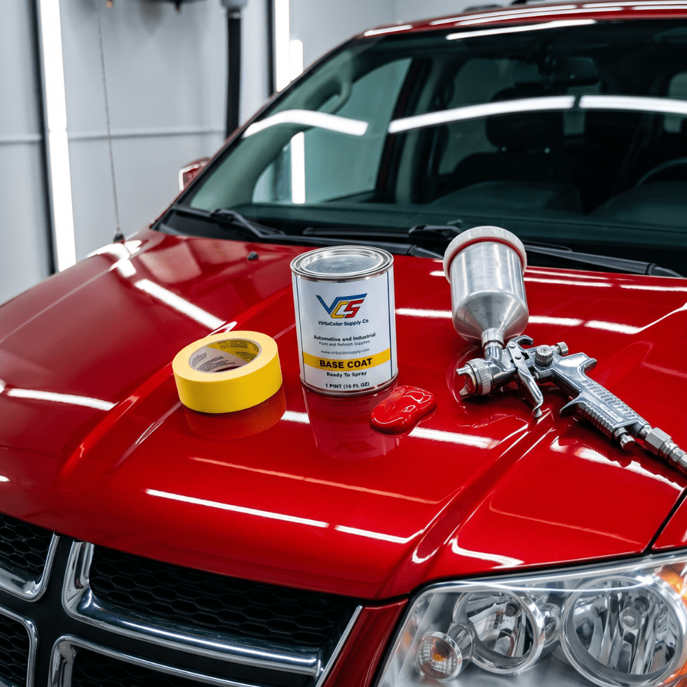 Chrysler PR4 Flame Red Low VOC Basecoat Paint