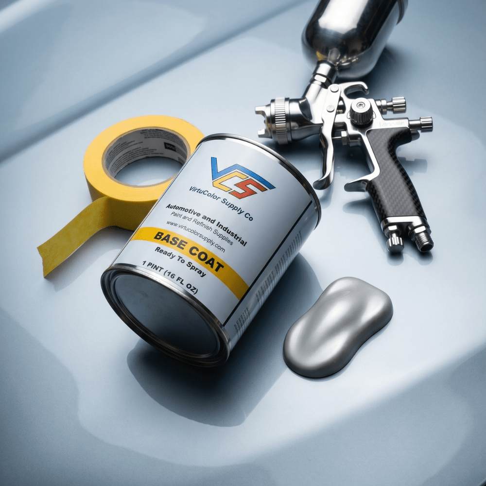 Chrysler PS2/WS2 Bright Silver Metallic Low VOC Basecoat Paint
