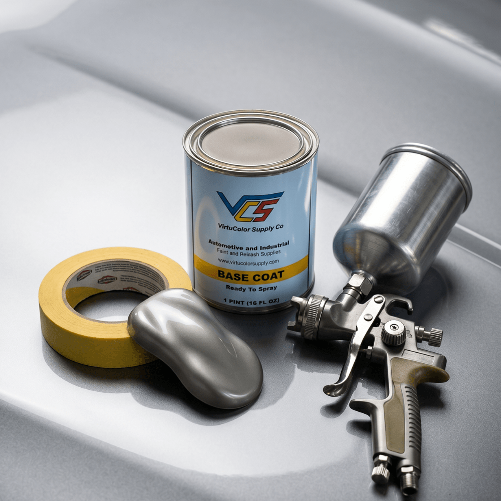 Chrysler PSC JSC Billet Silver Metallic Low VOC Basecoat Paint