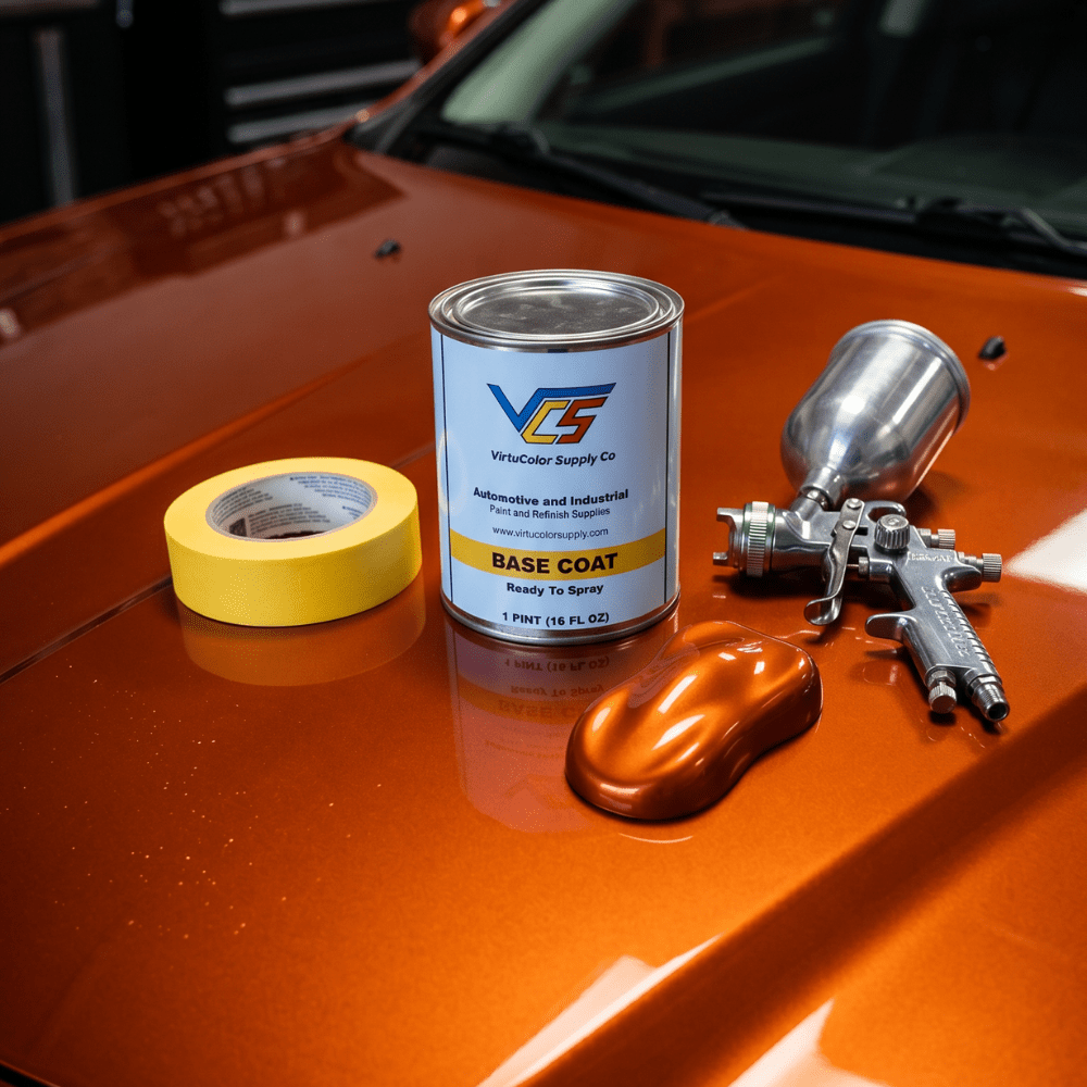 Chrysler PVG Mango Tango Metallic Low VOC Basecoat Paint