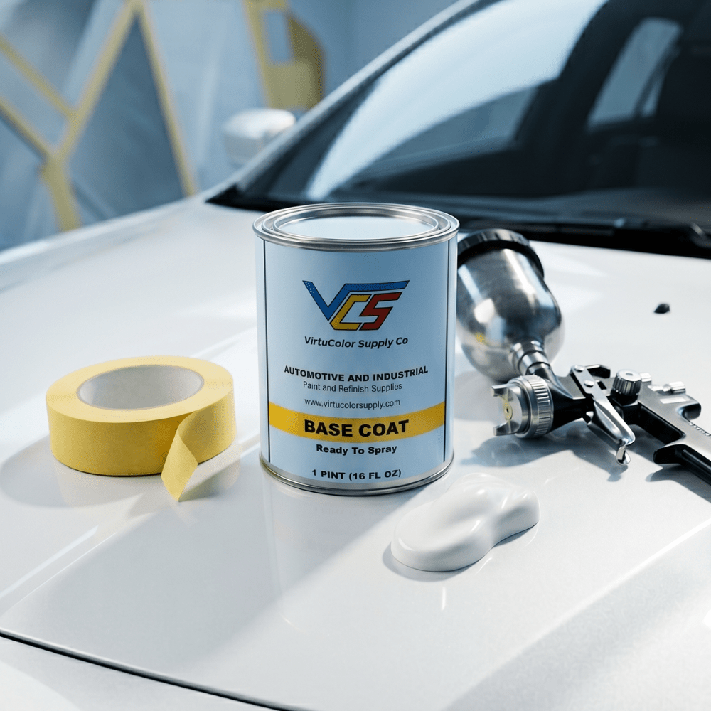 Chrysler PW7 GW7 Bright White Low VOC Basecoat Paint