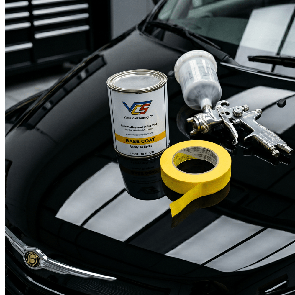 Chrysler PX8/DX8 Black Low VOC Basecoat Paint