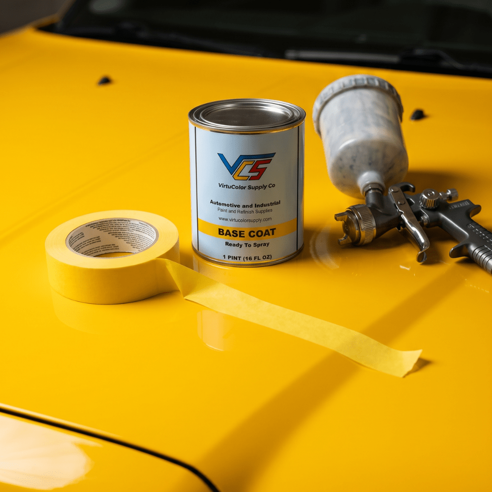 Chrysler PYB Detonator Yellow Low VOC Basecoat Paint