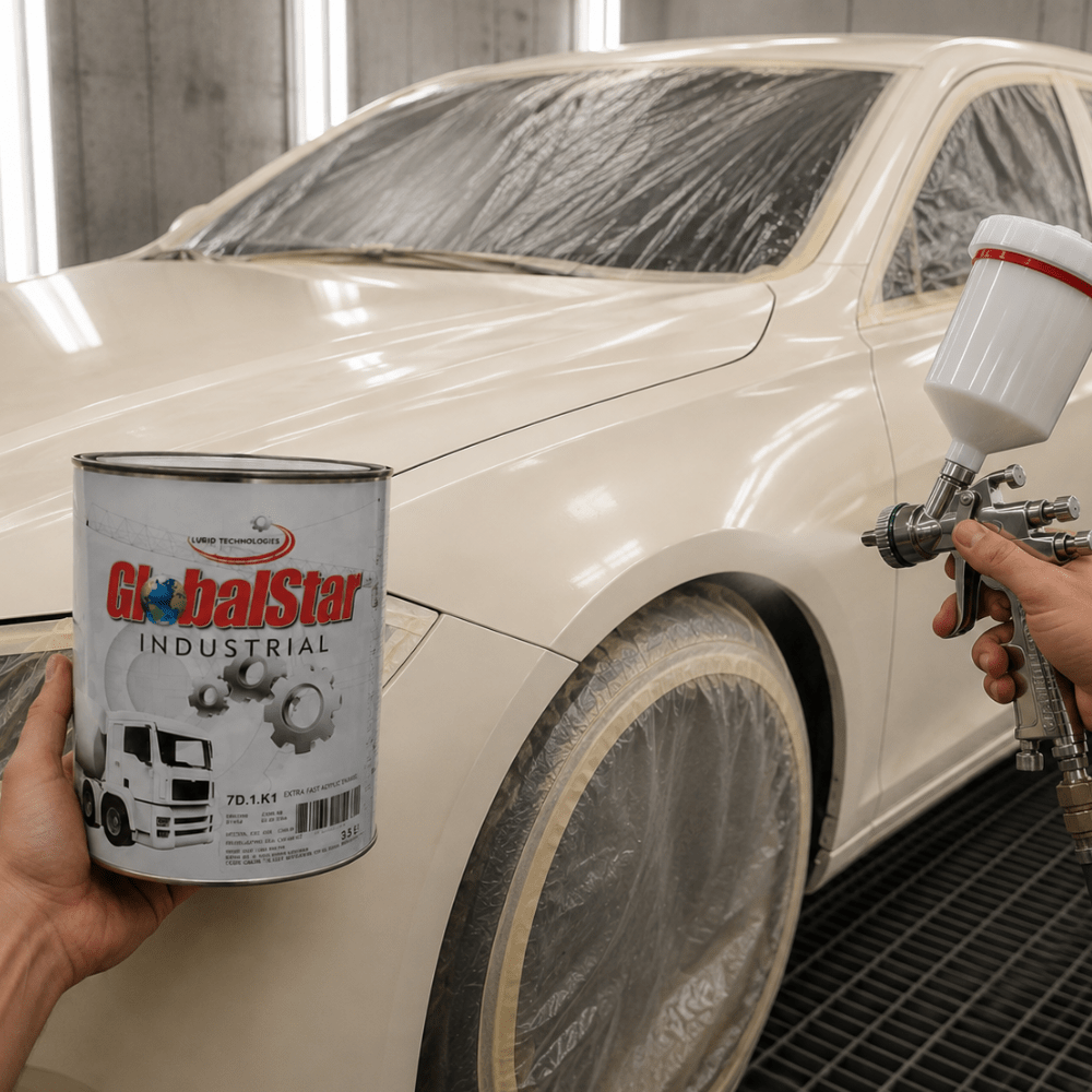 Classic RAL Black/White Fast Air Dry Alkyd Industrial Paint, Gloss