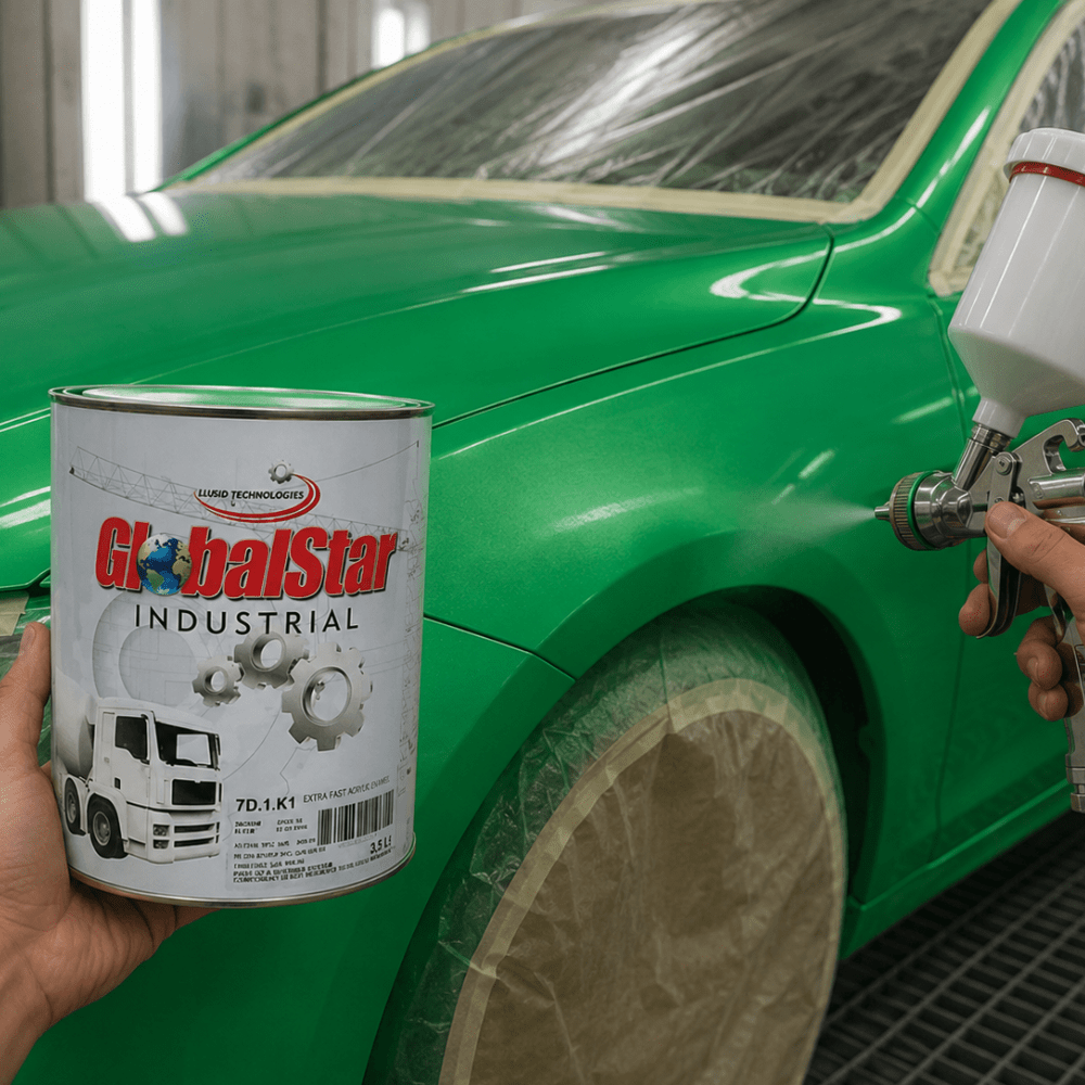 Classic RAL Green Fast Air Dry Alkyd Industrial Paint, Gloss