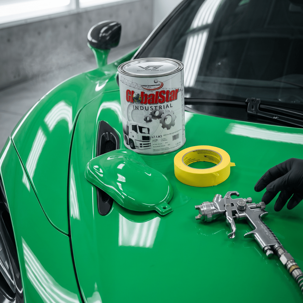 Classic RAL Green High Gloss Single Stage Industrial Paint, 3:1 Mix