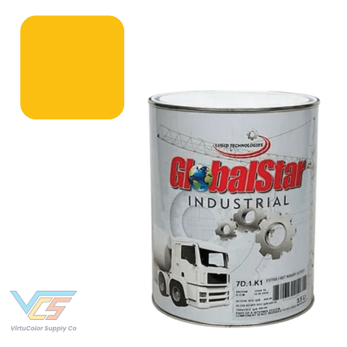 Classic RAL Yellow Fast Air Dry Alkyd Industrial Paint, Gloss - VirtuColor Supply