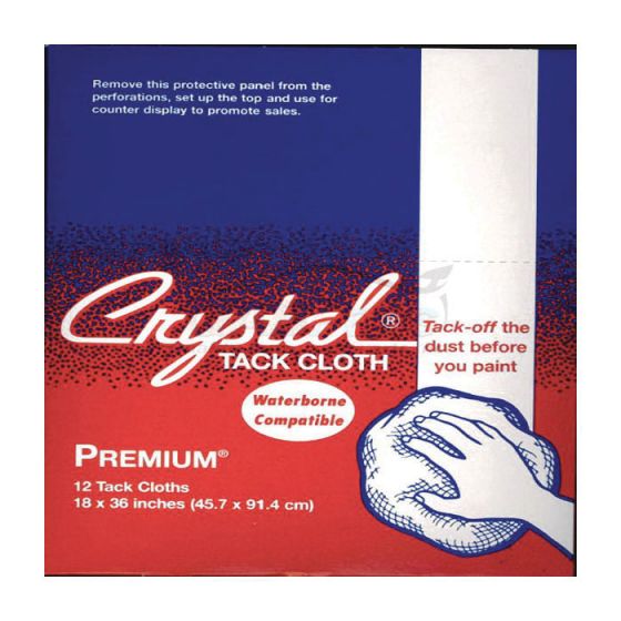 Crystal® Premium PREM - A Tack Cloth, 36 in x 18 in, 12 pk - VirtuColor Supply