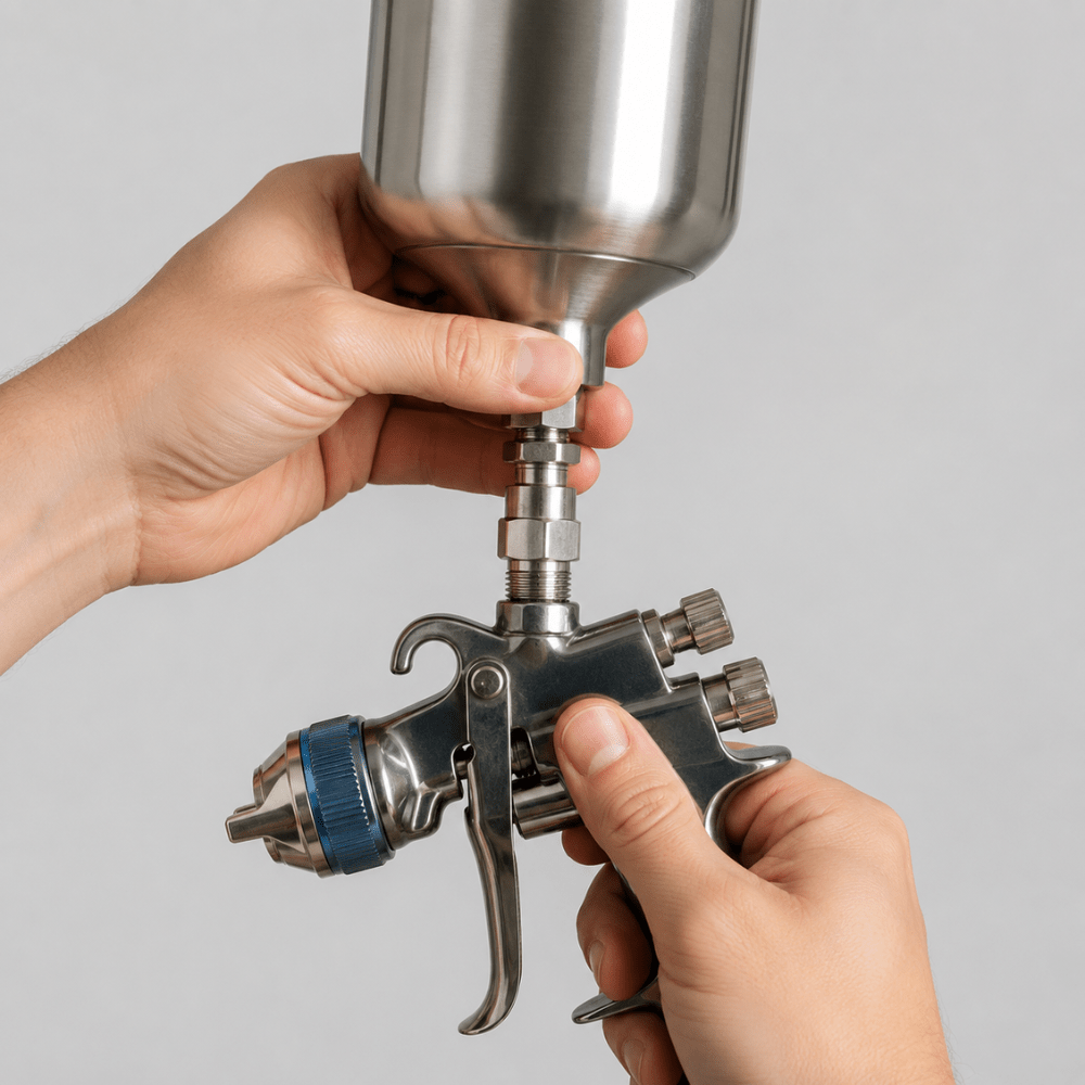 CTW CSA-2 Paint Cup Adapter with Male Threads