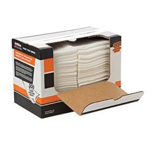 DeVilbiss CLEAN 803657 Paint Prep Wipes, 12 x 13 in, Box of 300 - VirtuColor Supply