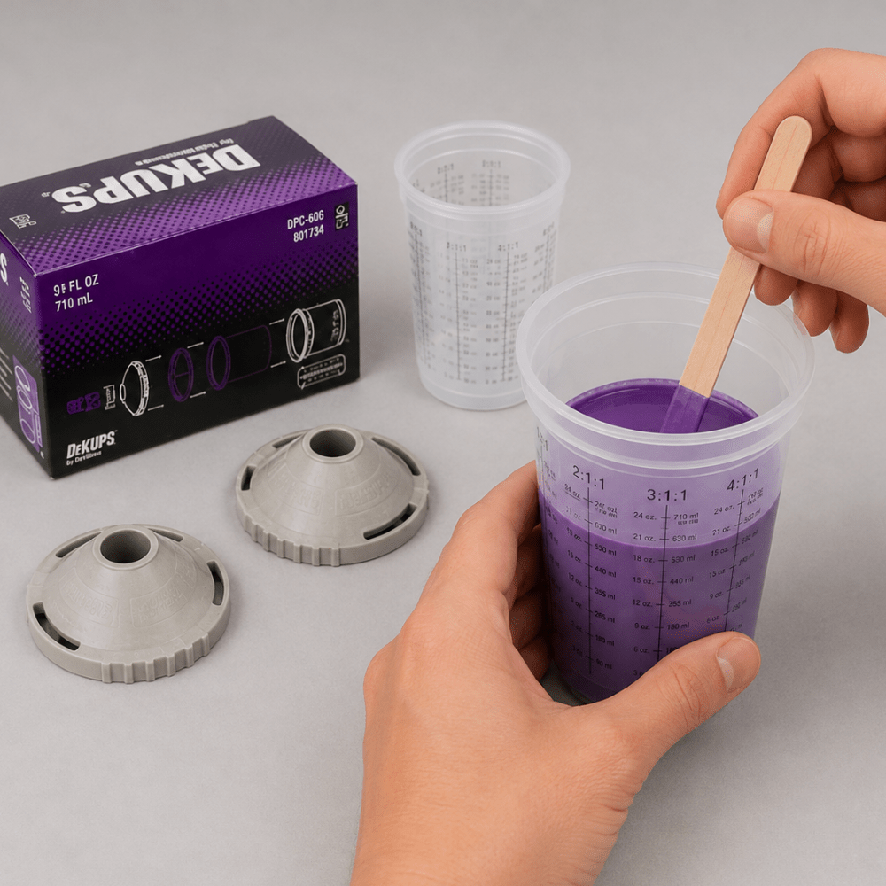 DevilBiss DeKups DPV-606 24 oz Hard Cup and Lid Holder, 2 pc
