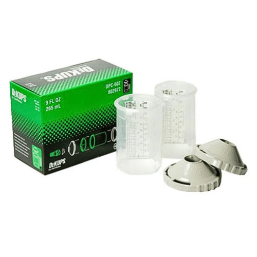 DevilBiss DeKups DPV - 607 9 oz Hard Cup and Lid Holder, 2 pc - VirtuColor Supply