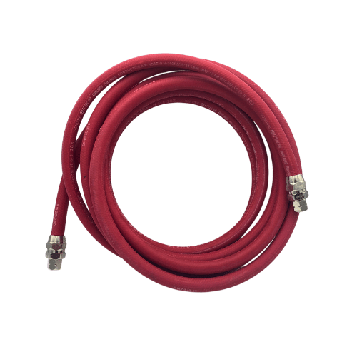 Devilbiss HA-5825 3/8" Air Hose with 1/4" NPSF Swivel Fittings, 25ft