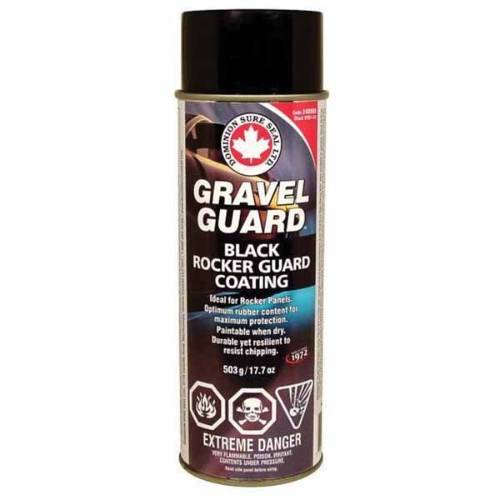 DOMINION 240080 Black Gravel Guard Coating, 17.7 oz Aerosol