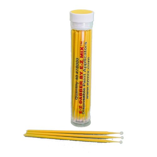 E-Z Mix 78000 Precision Paint Dabber Applicator, Tube of 40