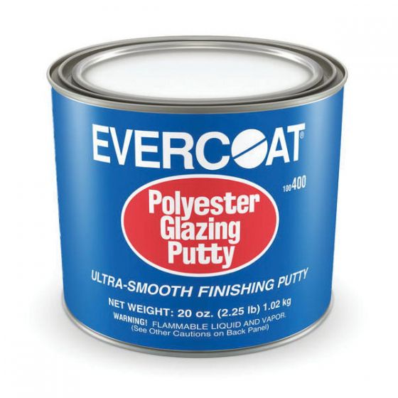 EVERCOAT® 100400 Polyester Glazing Putty, 20 oz Can, White - VirtuColor Supply