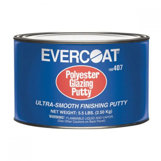 EVERCOAT® 100407 Polyester Glazing Putty, 5.5 lb Can, White - VirtuColor Supply