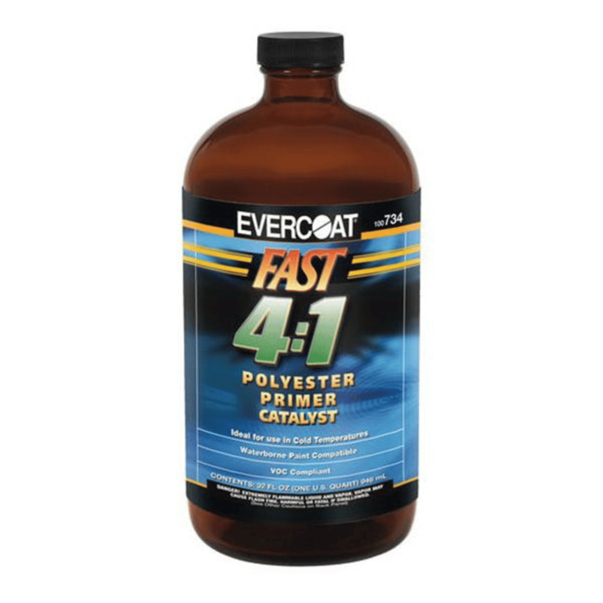 EVERCOAT® 100734 Fast Polyester Primer Catalyst, Quart, 4:1 Mixing