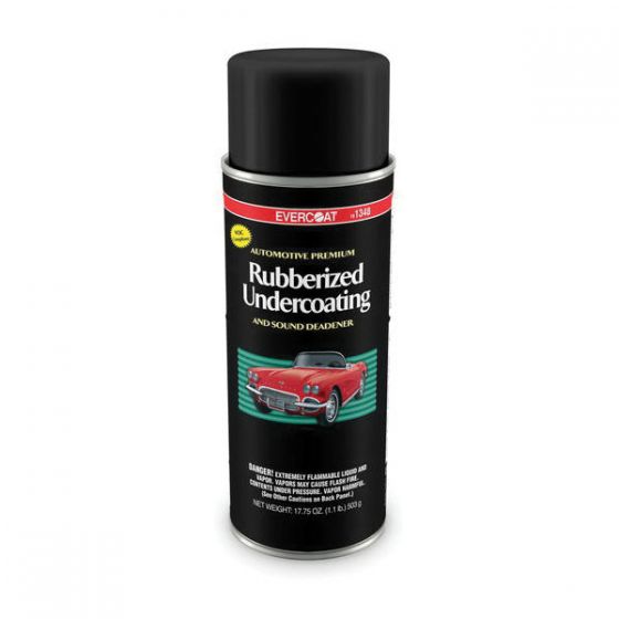 EVERCOAT® 101348 Low VOC Rubberized Black Undercoating, 18 oz can - VirtuColor Supply