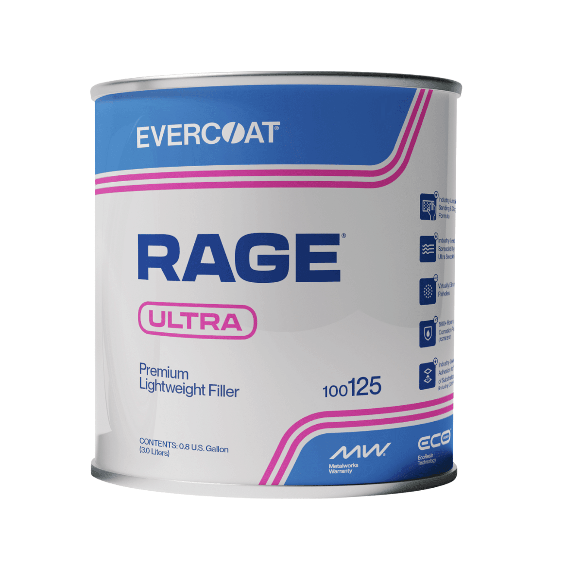 EVERCOAT Rage Ultra 100125 Body Filler | Gallon - VirtuColor Supply