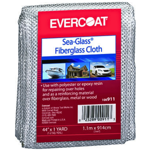 EVERCOAT Sea - Glass 100911 Fiberglass Cloth, 44 in W x 1 yd L - VirtuColor Supply