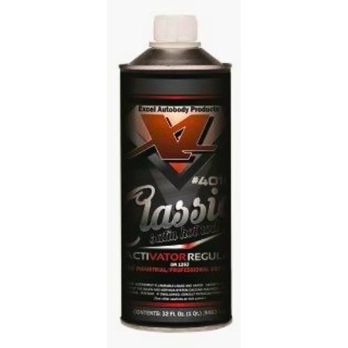 Excel 40104 Hot Rod Satin Black Medium Activator, Quart - VirtuColor Supply