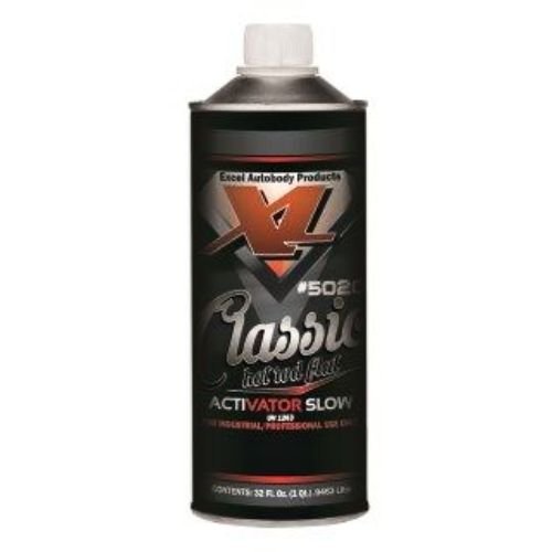 Excel 50204 Hot Rod Flat Black Slow Activator, Quart - VirtuColor Supply