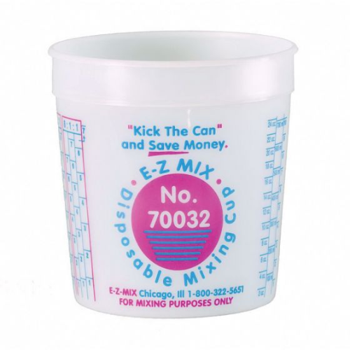 E-Z Mix® 70032 1 Qt Disposable Mixing Cup, Box of 100