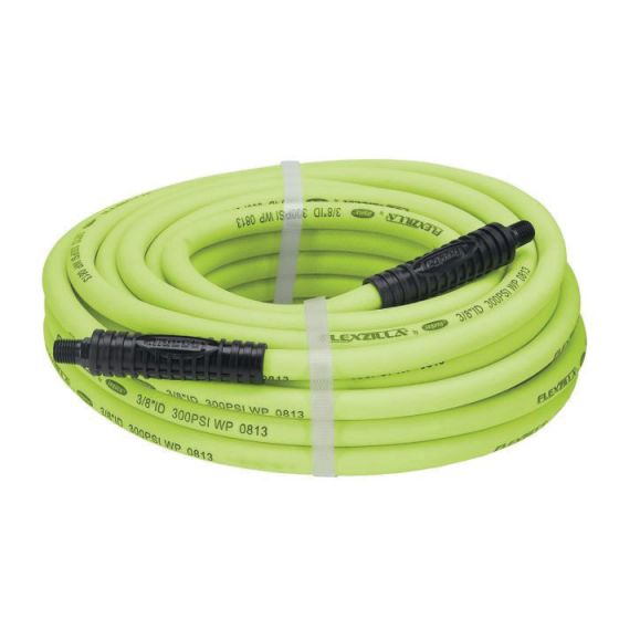 Flexzilla® HFZ3825YW2 Lightweight Air Hose, 3/8 in x 25 ft Green - VirtuColor Supply