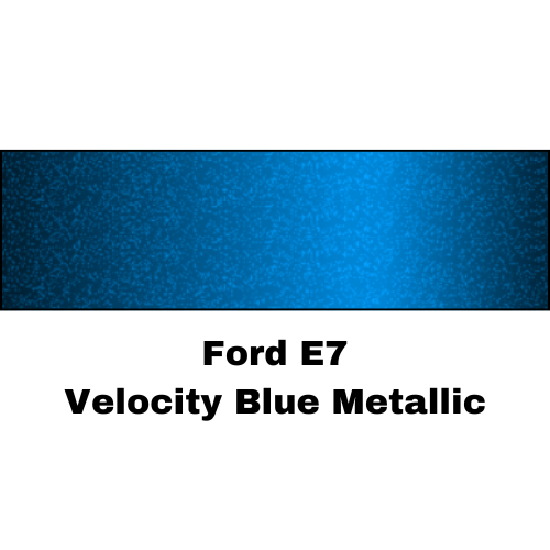 Ford E7 Velocity Blue Metallic Low VOC Basecoat Paint