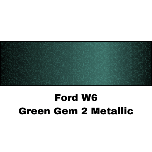 Ford W6 Green Gem 2 Metallic Low VOC Basecoat Paint