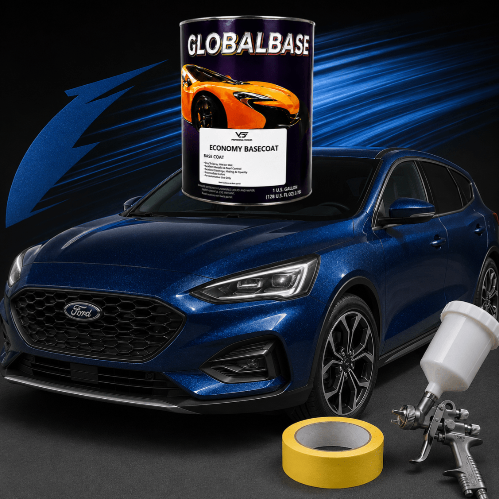 Ford DX Dark Blue Pearl Economy Automotive Paint, Gallon
