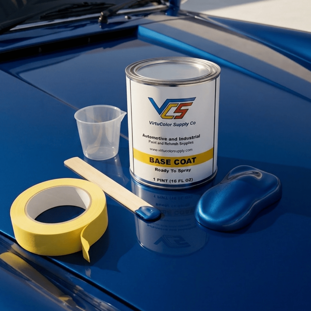 Ford E7 Velocity Blue Metallic Low VOC Basecoat Paint