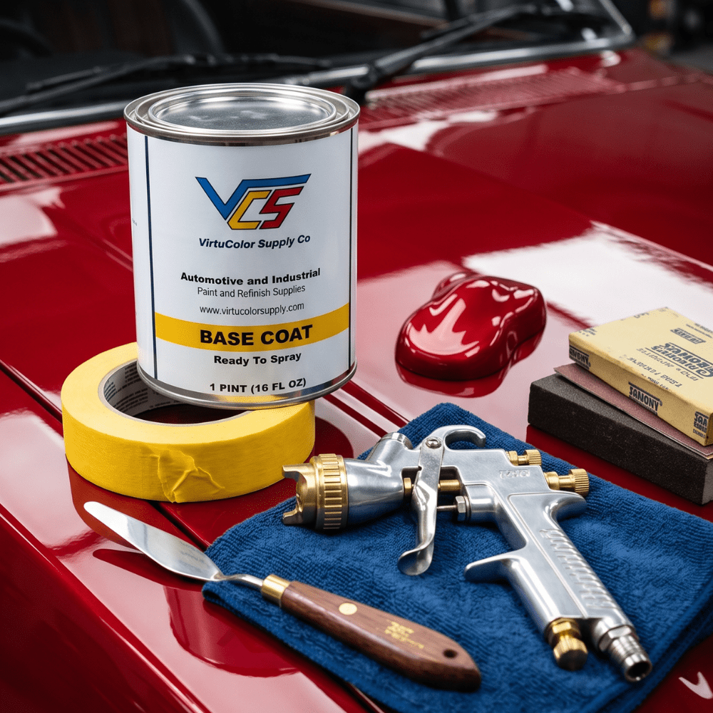Ford F1 Vermillion Low VOC Basecoat Paint