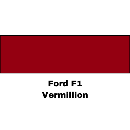 Ford F1 Vermillion Low VOC Basecoat Paint - VirtuColor Supply