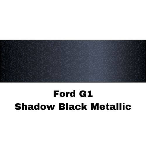 Ford G1 Shadow Black Metallic Low VOC Basecoat Paint - VirtuColor Supply