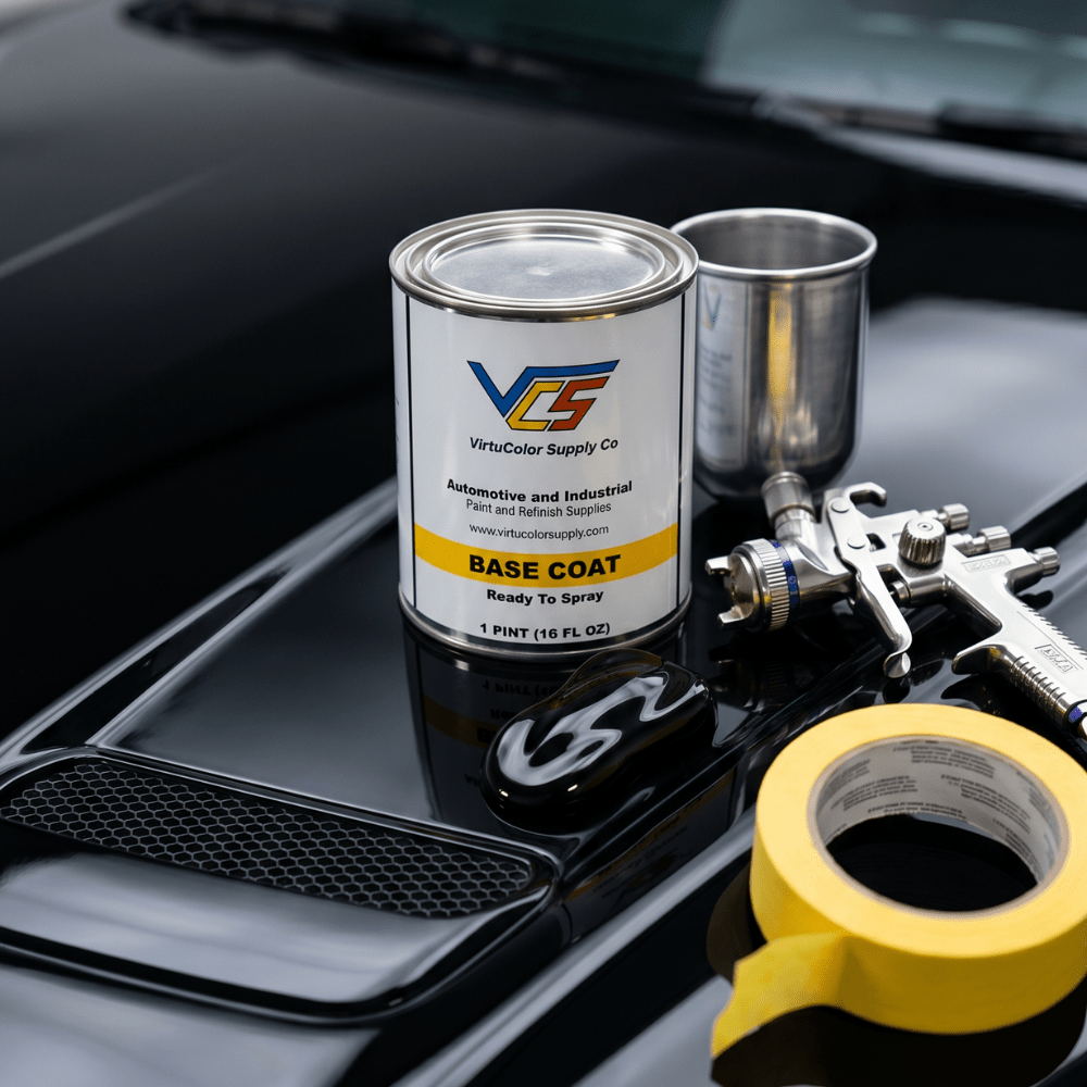 Ford G1 Shadow Black Metallic Low VOC Basecoat Paint