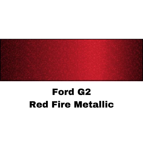 Ford G2 Red Fire Metallic Low VOC Basecoat Paint - VirtuColor Supply