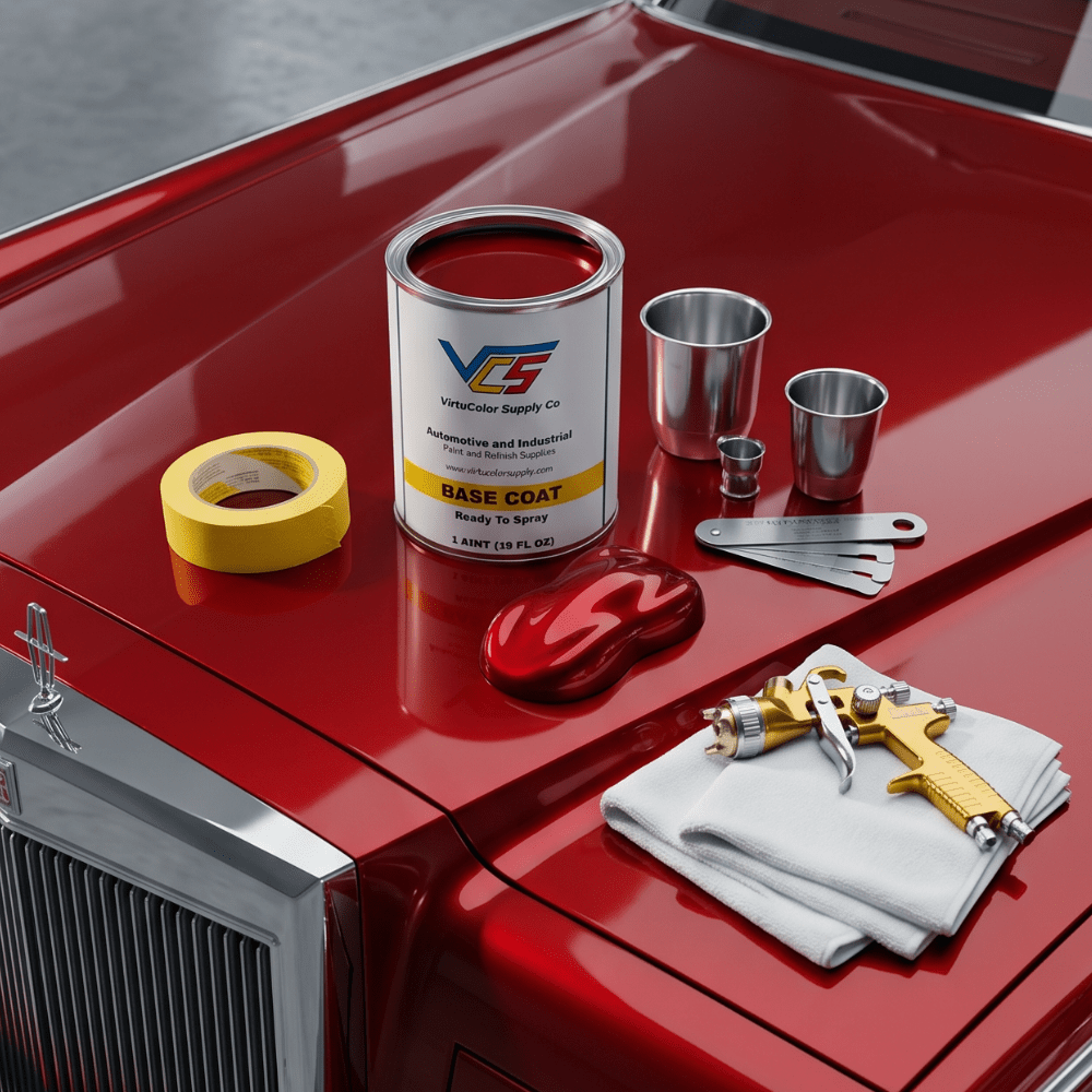 Ford G2 Red Fire Metallic Low VOC Basecoat Paint