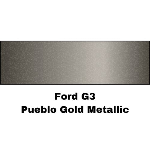 Ford G3 Pueblo Gold Metallic Low VOC Basecoat Paint - VirtuColor Supply